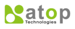 logo atop