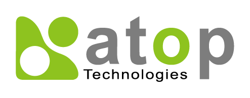 logo atop